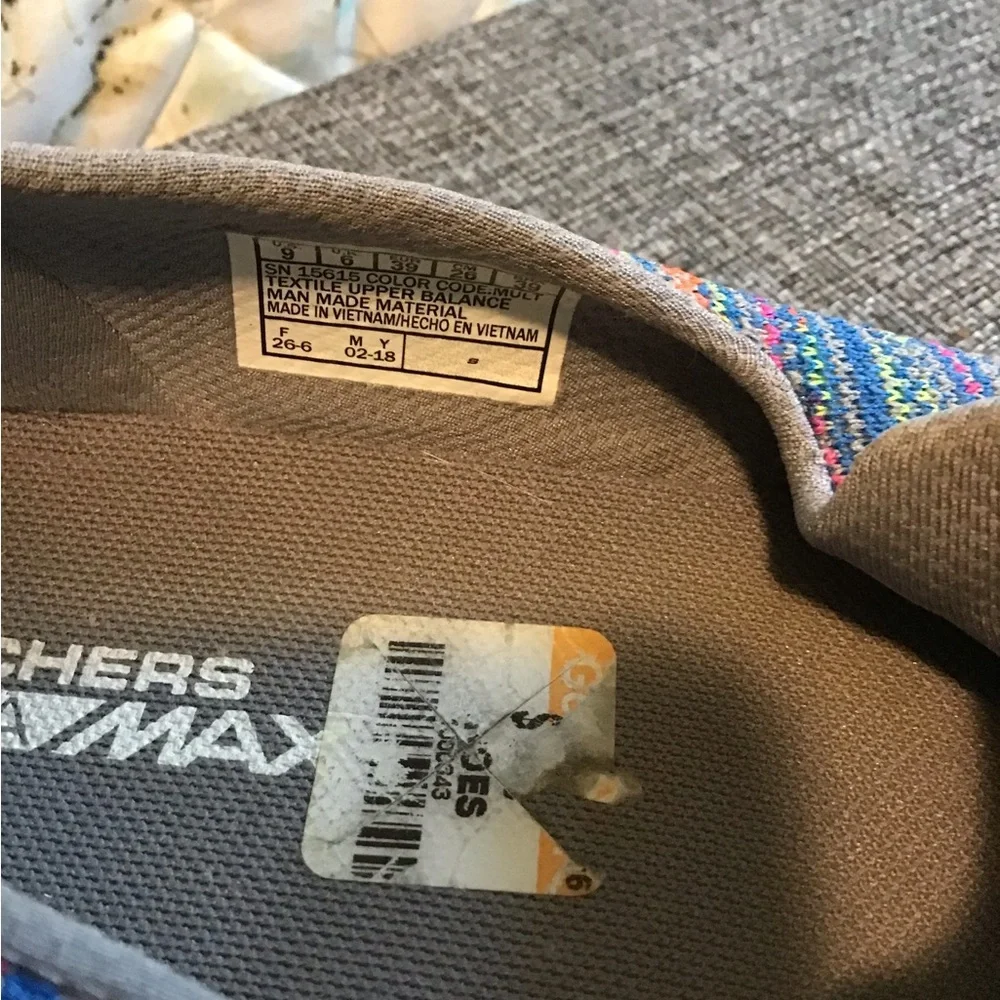 Skechers Multicolor Knit Slip-On Athletic Shoes
